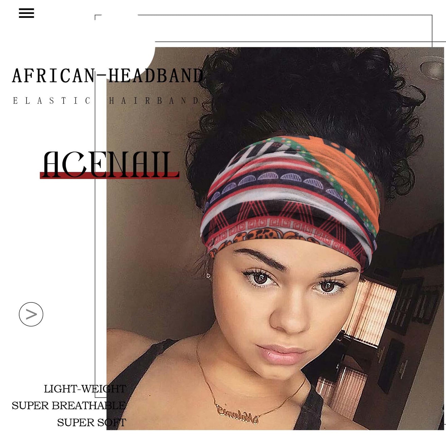 Acenail Wide Headbands Women Turban Knotted Headband Elastic Non Slip Hairbands African Head Bands Cotton Workout Head Wraps Bohemian Head Band Running Sports Hairband Yoga Head Scarfs Boho Hair