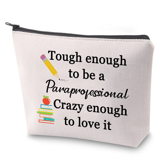 ZJXHPO Paraprofessional Survival Kit Paraprofessional Appreciation Gift Touch Enough To Be a Paraprofessional Crazy Enough To Love It (Touch PARA)