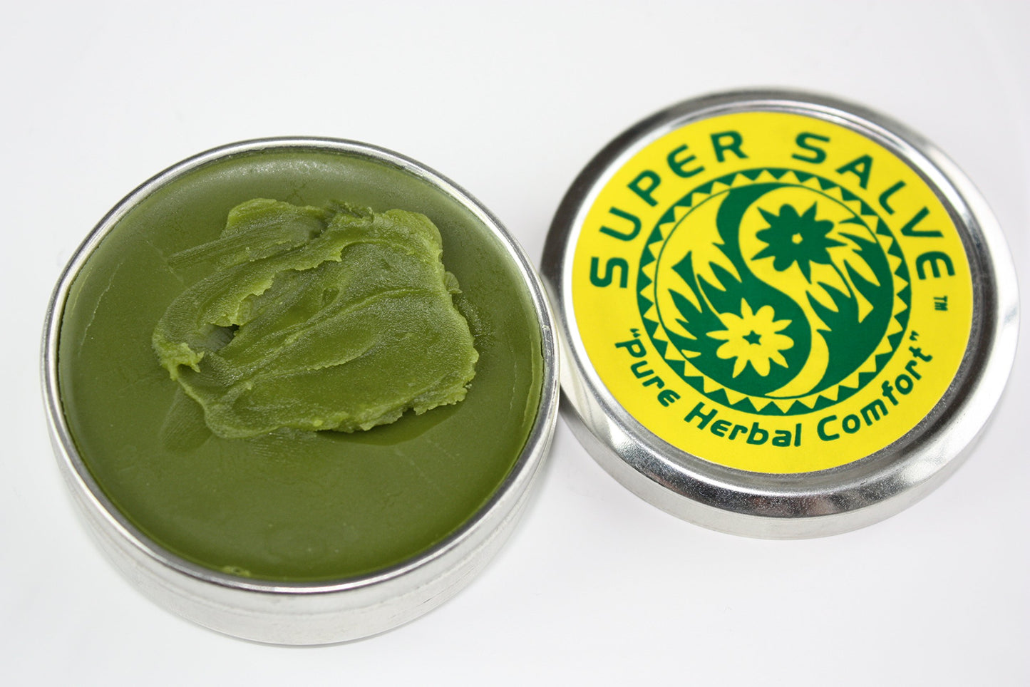 All Purpose Salve by The Super Salve Co. Extra Large 4oz tin AND .5oz Travel Tin Chapparral Leaf, Comfrey Leaf, Ecinacea Flower, Hops Flower and Usnea Moss (4 oz (Large) & .5 oz (travel))