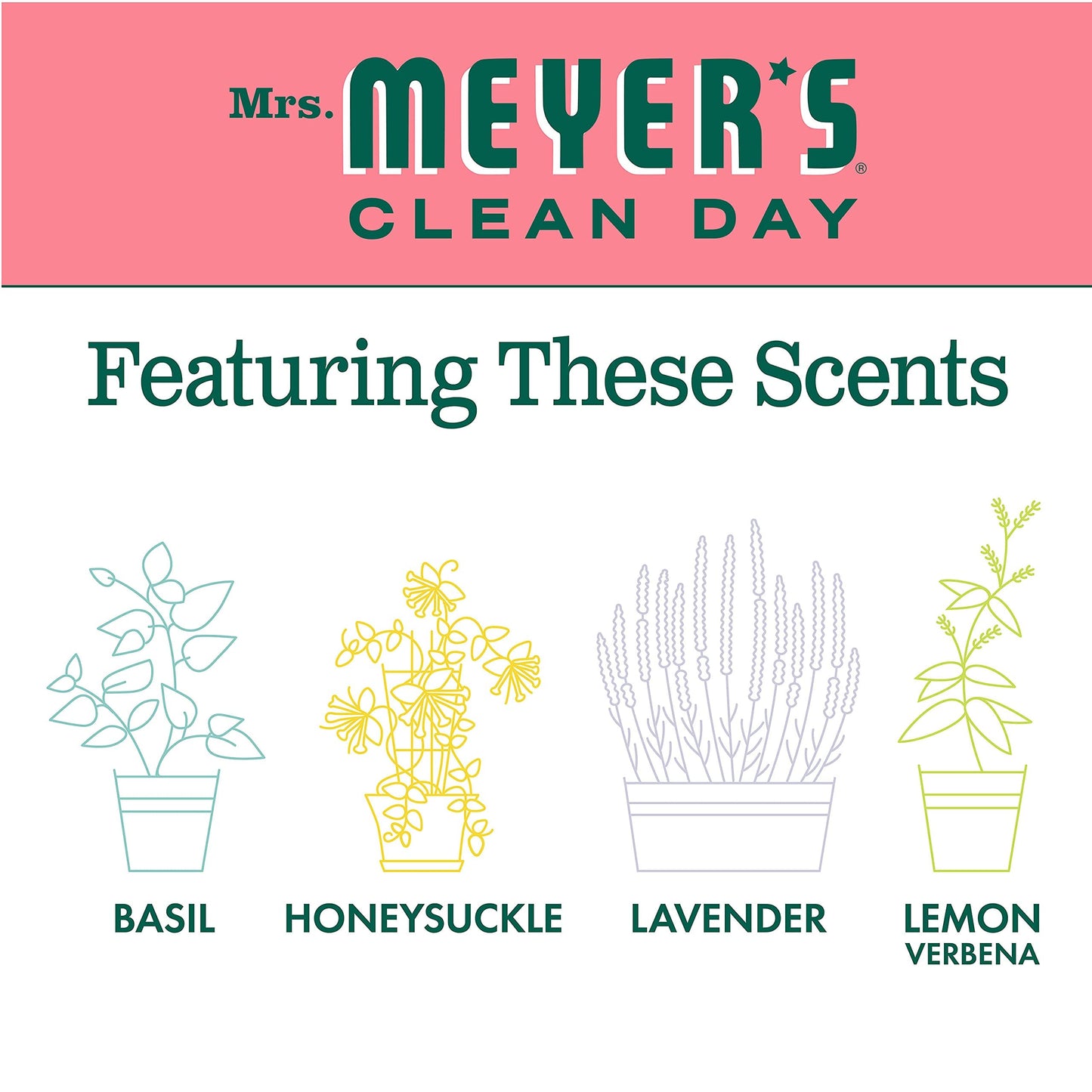 MRS. MEYER'S CLEAN DAY Foaming Hand Soap, Watermelon, 10 OZ. (Pack of 4)