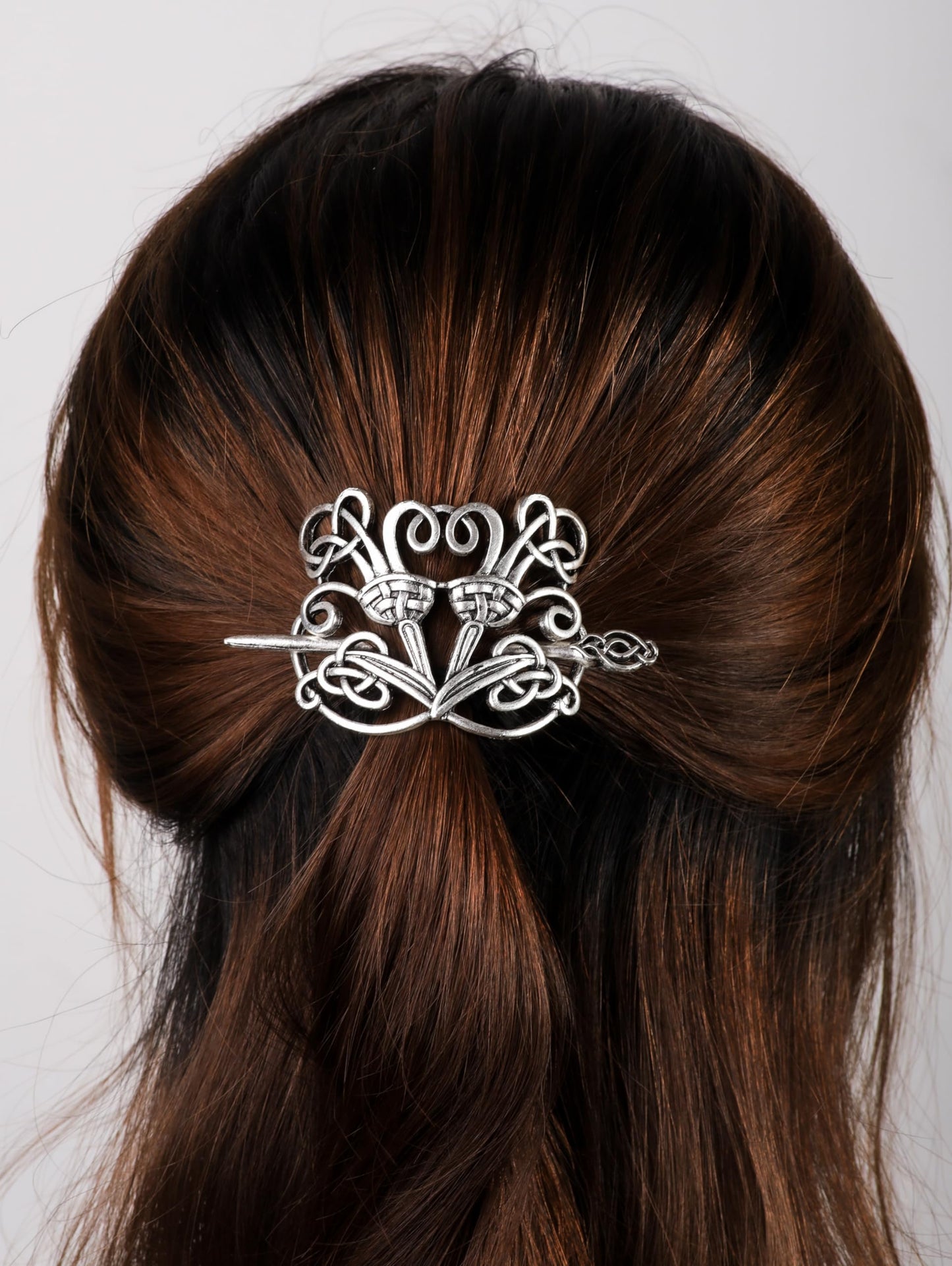 HAQUIL Celtic Knot Hair Pin for Men Women Fashion Punk Gothic Celtic Knot Hair Pin Barrette Hair Clip Pin Norse gift