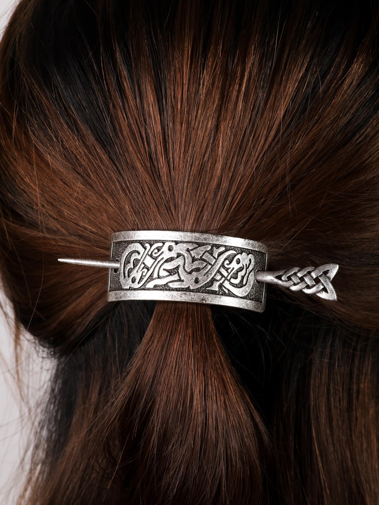 HAQUIL Celtic Knot Raven Hairpin for Women Men Fashion Vintage Punk Gothic Hairpin with Trendy Design Men Women Jewelry Gift