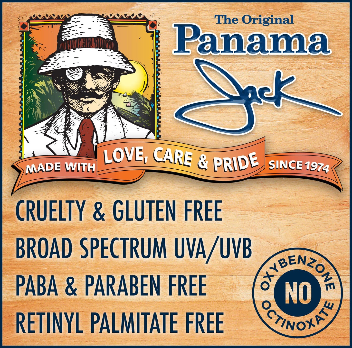 Panama Jack Baby Sunscreen Lotion - SPF 50, Broad Spectrum UVA/UVB Protection, Hypoallergenic, PABA, Paraben, Gluten & Cruelty Free, 3 FL OZ (Pack of 6)