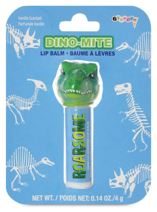 iscream Dino-Mite Dinosaur Head Shaped Vanilla Scented Lip Balm