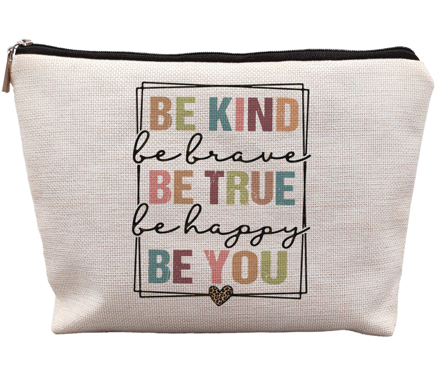 uinwk Be Kind Makeup Bags,Motivational Makeup Bag Cosmetic Bag,Kindness Gifts,Inspirational Gifts For Women Girls Friends Daughter Coworker