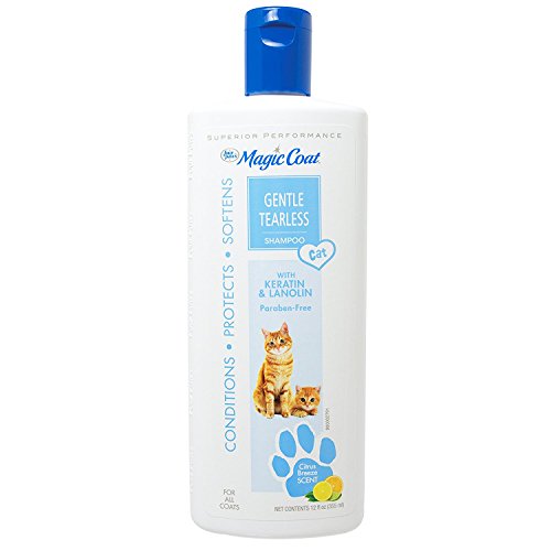 (3 Pack) Four-Paws Magic Coat Cat Tearless Shampoo, 12-Ounce Each