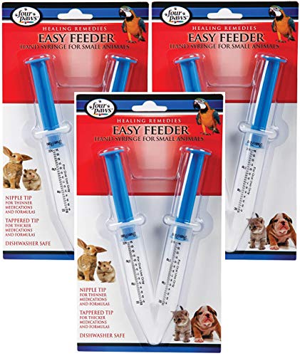(3 Pack) FourPaws Easy Feeder For Pets (2 Count Per Pack / 6 Feeders Total)